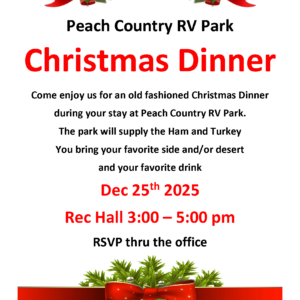 Christmas Dinner 2025 Flyer