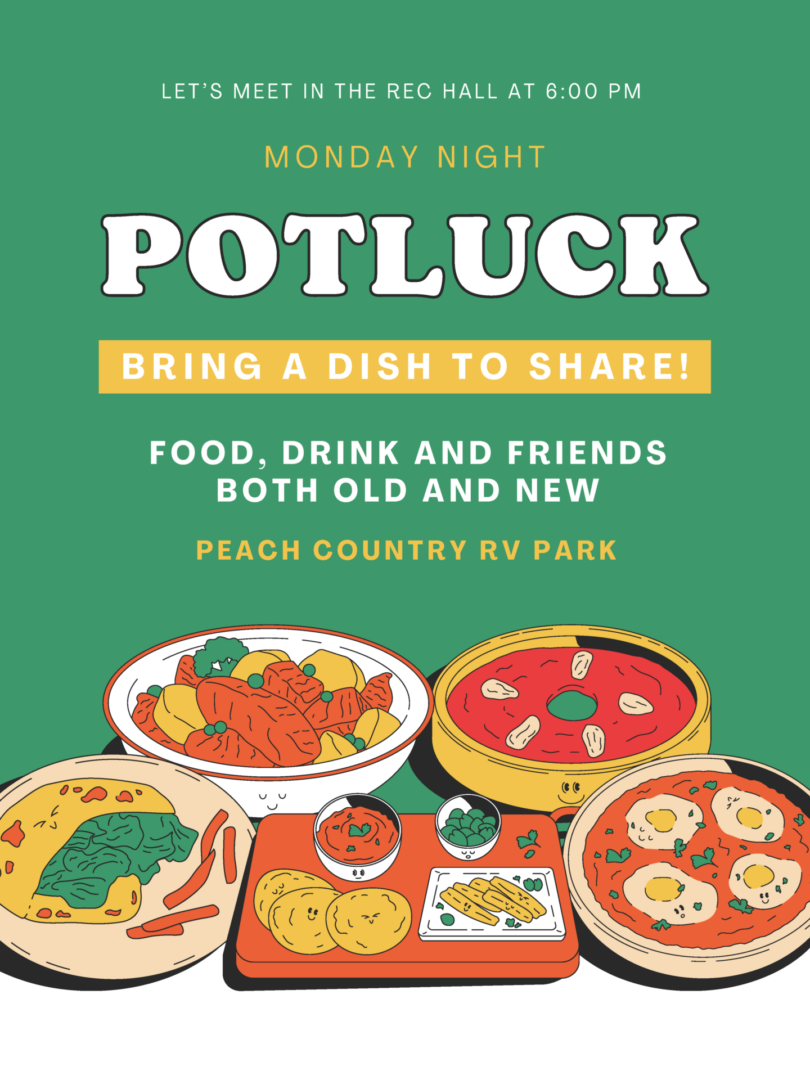 Potluck Dinner Flyer