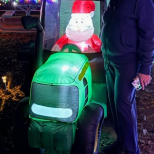 John Deere Santa